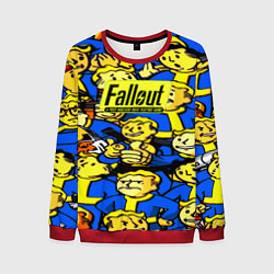 Свитшот мужской Fallout logo game, цвет: 3D-красный