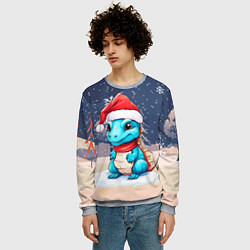 Свитшот мужской Дракон здоровья, цвет: 3D-меланж — фото 2