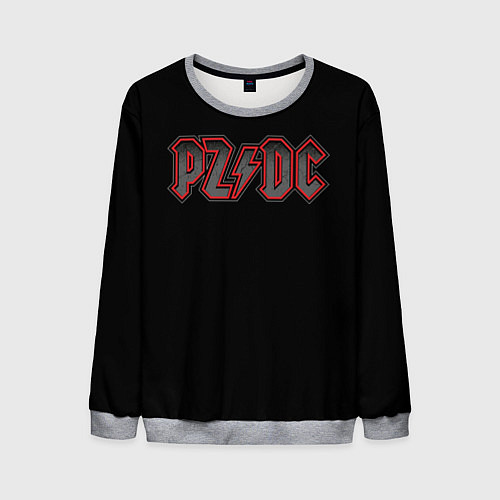 Мужской свитшот PZDC - ACDC / 3D-Меланж – фото 1