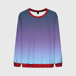 Мужской свитшот Градиент синий фиолетовый голубой