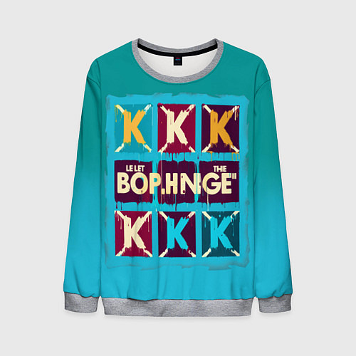 Мужской свитшот Загадочная ка / 3D-Меланж – фото 1