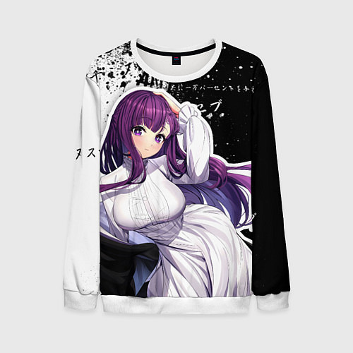 Мужской свитшот Ферн из аниме / 3D-Белый – фото 1