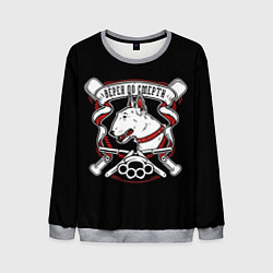 Свитшот мужской Верность традициям - страха нет, цвет: 3D-меланж