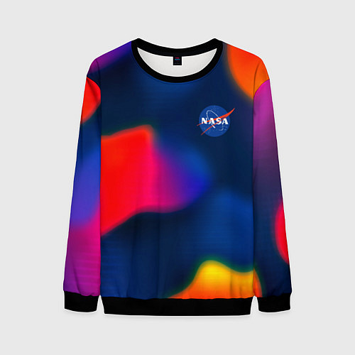 Мужской свитшот Nasa gradient sportcolor / 3D-Черный – фото 1