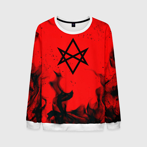 Мужской свитшот Imagine dragons bend fire smock / 3D-Белый – фото 1