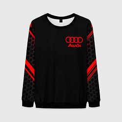 Свитшот мужской Audi sport geometry, цвет: 3D-черный