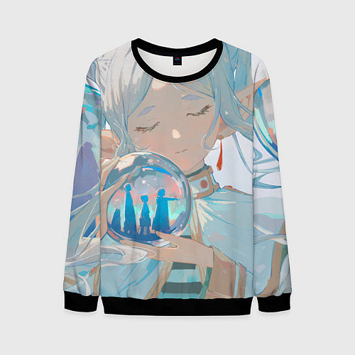 Мужской свитшот Sousou no Frieren / 3D-Черный – фото 1
