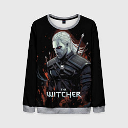 Мужской свитшот Ведьмак Геральт из Ривии