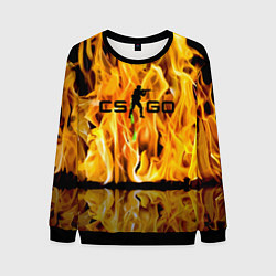 Мужской свитшот Counter Strike go - flame