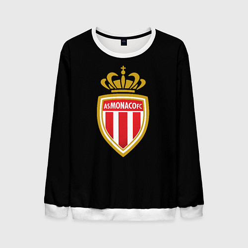 Мужской свитшот Monaco fc / 3D-Белый – фото 1