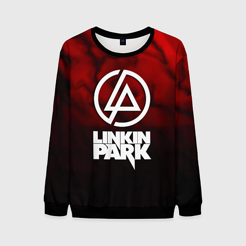Мужской свитшот Linkin park strom честер / 3D-Черный – фото 1