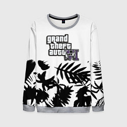 Свитшот мужской GTA6 tropic game, цвет: 3D-меланж