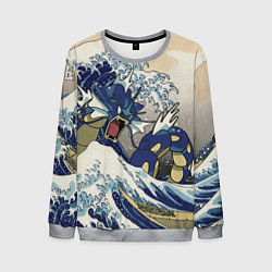 Мужской свитшот Kanagawa wave - Gyarados