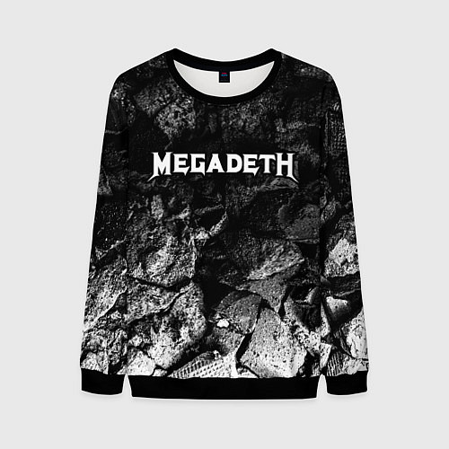 Мужской свитшот Megadeth black graphite / 3D-Черный – фото 1