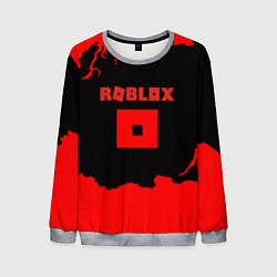 Мужской свитшот Roblox краски красные