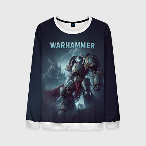 Мужской свитшот Warhammer - game / 3D-Белый – фото 1
