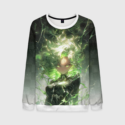 Мужской свитшот Яростная Тацумаки / 3D-Белый – фото 1