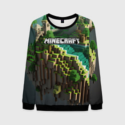Мужской свитшот Minecraft logo летняя карта