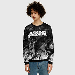 Свитшот мужской Asking Alexandria black graphite, цвет: 3D-черный — фото 2