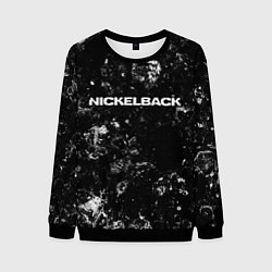 Свитшот мужской Nickelback black ice, цвет: 3D-черный