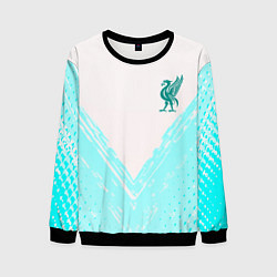 Свитшот мужской Liverpool logo texture fc, цвет: 3D-черный