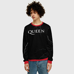 Свитшот мужской Queen квин король, цвет: 3D-красный — фото 2