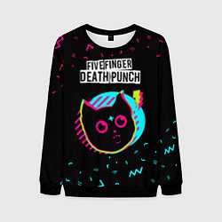Мужской свитшот Five Finger Death Punch - rock star cat