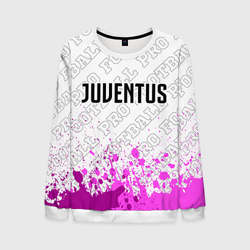 Мужской свитшот Juventus pro football посередине / 3D-Белый – фото 1