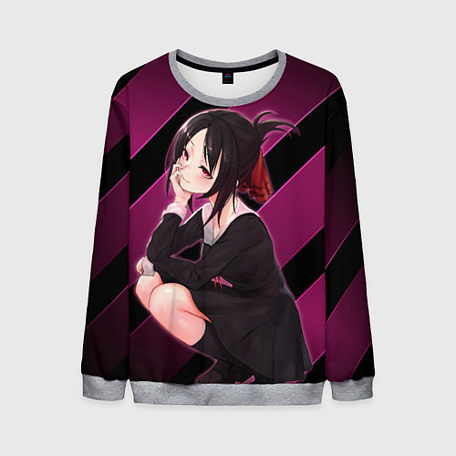 Мужской свитшот Кагуя из Kaguya sama wa Kokurasetai / 3D-Меланж – фото 1