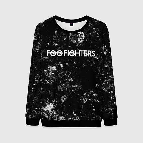 Мужской свитшот Foo Fighters black ice / 3D-Черный – фото 1