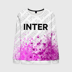 Свитшот мужской Inter pro football посередине, цвет: 3D-белый