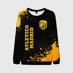 Мужской свитшот Atletico Madrid - gold gradient вертикально