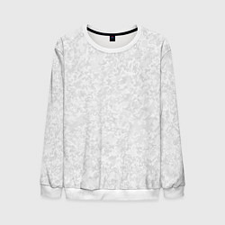 Свитшот мужской Светло-серый текстура, цвет: 3D-белый