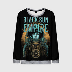 Свитшот мужской Black sun empire - neurofunk, цвет: 3D-меланж