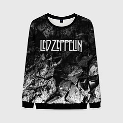 Свитшот мужской Led Zeppelin black graphite, цвет: 3D-черный