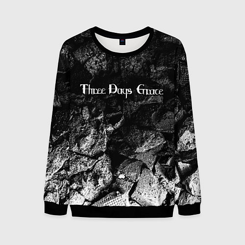 Мужской свитшот Three Days Grace black graphite / 3D-Черный – фото 1