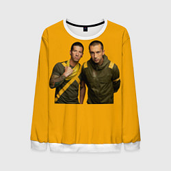Свитшот мужской Twenty one pilots the duo, цвет: 3D-белый