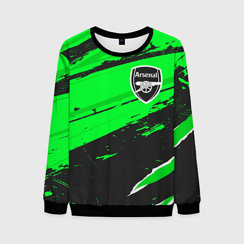 Мужской свитшот Arsenal sport green / 3D-Черный – фото 1