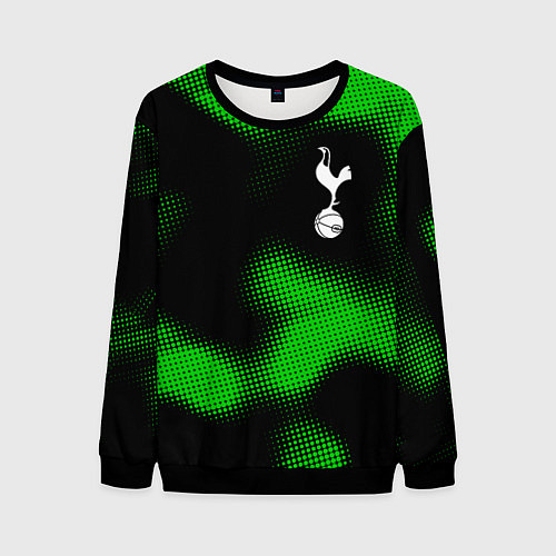 Мужской свитшот Tottenham sport halftone / 3D-Черный – фото 1