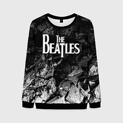 Свитшот мужской The Beatles black graphite, цвет: 3D-черный