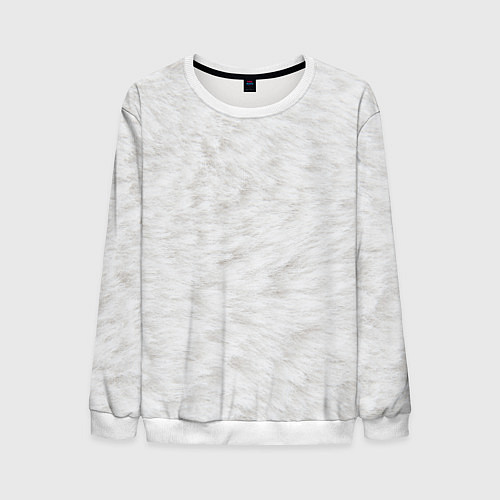 Мужской свитшот Овечья шкура / 3D-Белый – фото 1