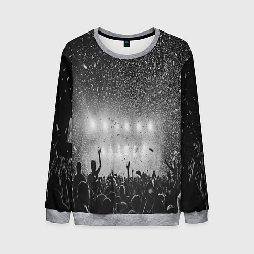 Мужской свитшот Rave Culture / 3D-Меланж – фото 1