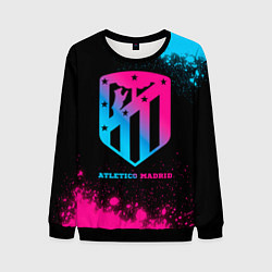 Мужской свитшот Atletico Madrid - neon gradient