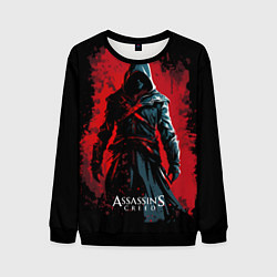 Свитшот мужской Assassins creed выход из темноты, цвет: 3D-черный