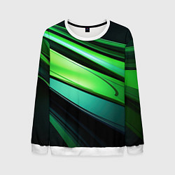 Мужской свитшот Абстрактные геометрические плавные линии минимализ