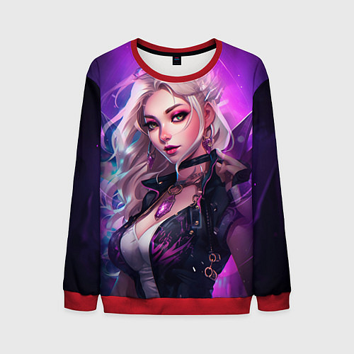 Мужской свитшот League of Legends Kaisa Kda style / 3D-Красный – фото 1