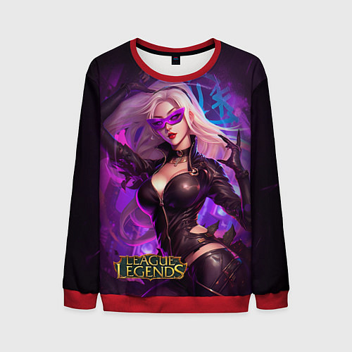 Мужской свитшот League of Legends Kaisa Kda style / 3D-Красный – фото 1