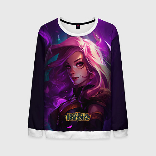 Мужской свитшот League of Legends Kaisa Kda style / 3D-Белый – фото 1