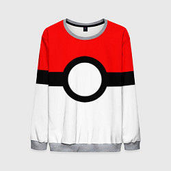 Мужской свитшот Pokeball texture