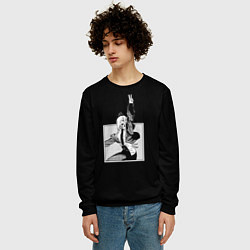 Свитшот мужской Демон крови Пауэр, цвет: 3D-черный — фото 2